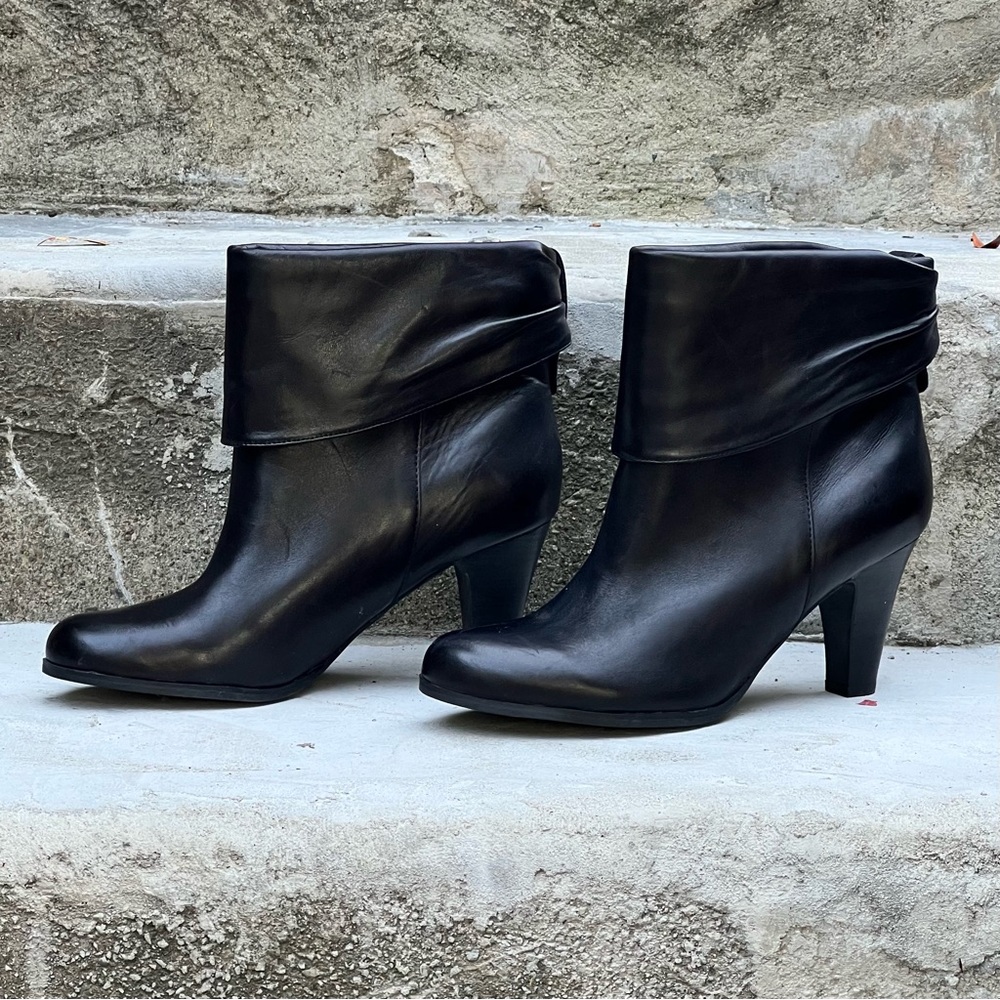 BCBGeneration Sleek Black Ankle Booties